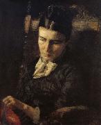 Thomas Eakins Dr. Brinton-s Wife painting